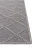 Mood MO 01 Grey İskandinav Desenli Kaydırmaz Dokuma Kilim