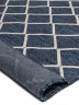 Mood MO 05 Indigo White İskandinav Desenli Kaydırmaz Dokuma Kilim