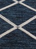 Mood MO 05 Indigo White İskandinav Desenli Kaydırmaz Dokuma Kilim