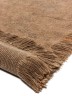 Rustik RS 01 Beige Dört Tarafı Saçaklı Pamuklu Yıkanabilir Kilim